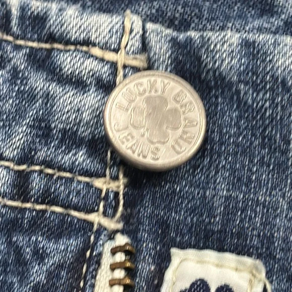 Lucky Brand Denim Maxi Skirt | Vintage Style | Size 4/27 | Side Slits - Picture 14 of 16